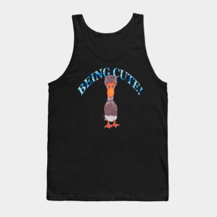 INDIAN RUNNER DUCK BEING CUTE Tank Top